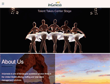 Tablet Screenshot of ingenesis.com