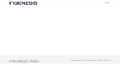 Desktop Screenshot of ingenesis.net